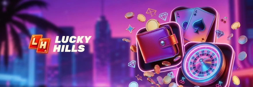 LuckyHills Casino review banner